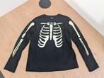manches longues, carnaval costume squelette taille122 - 128, Enlèvement ou Envoi, Utilisé, 122 à 128, Garçon ou Fille