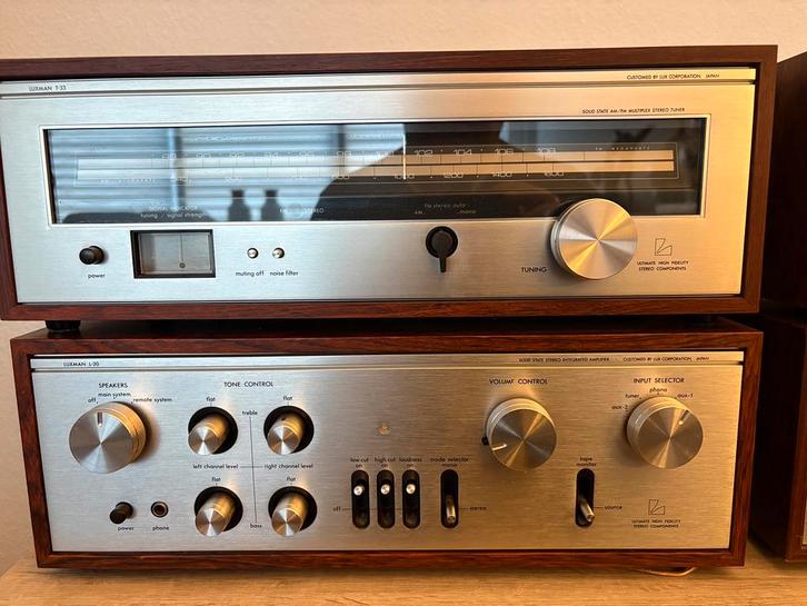 Luxman versterker L30 + Luxman tuner T33, Audio, Tv en Foto, Versterkers en Ontvangers, Zo goed als nieuw, Ophalen