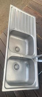 Spoelbak, Ophalen, Gebruikt, 100 tot 150 cm, 25 tot 50 cm