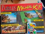 Puzzels 2 keer 1000 stukjes + lijm, Clementoni., Ophalen of Verzenden, Zo goed als nieuw