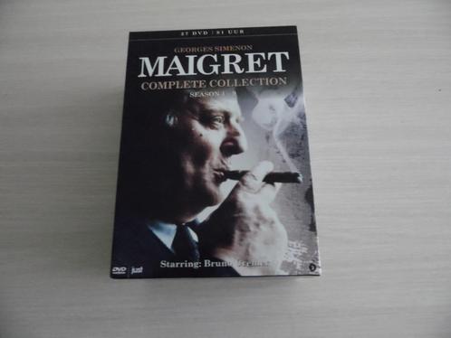 MAIGRET SEIZOEN 1 TOT SEIZOEN 9 HET COMPLETE, Cd's en Dvd's, Dvd's | Tv en Series, Zo goed als nieuw, Thriller, Boxset, Vanaf 9 jaar