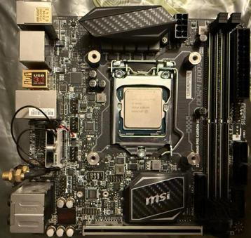 MSI Z270I + i5-6500 + Cooler Master Koeler - Getest & Schoon beschikbaar voor biedingen
