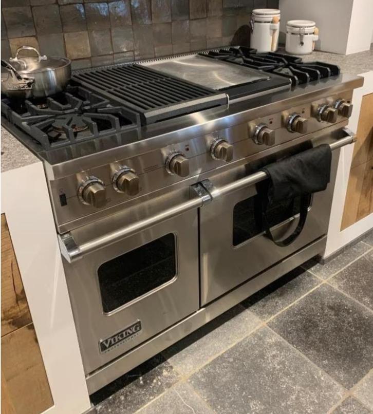 Viking fornuis EVGCC5484GQ-KIT, Elektronische apparatuur, Fornuizen, Nieuw, Vrijstaand, Gas, 5 kookzones of meer, 90 tot 95 cm