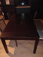 Eettafel (uittrekbaar) 6-8 personen - zwart, Ophalen, Zo goed als nieuw