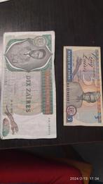 Billet Congo Mobutu, Postzegels en Munten, Ophalen of Verzenden