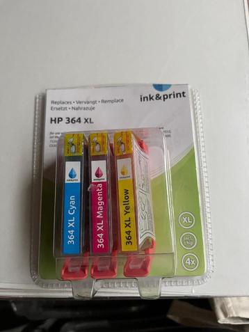 Cartouches d'encre HP NEW 364-XL cyan/magenta/jaune  disponible aux enchères