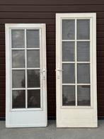 Prachtige houten binnendeuren met geslepen glas, Doe-het-zelf en Bouw, Deuren en Vliegenramen, Ophalen, Gebruikt, Minder dan 80 cm