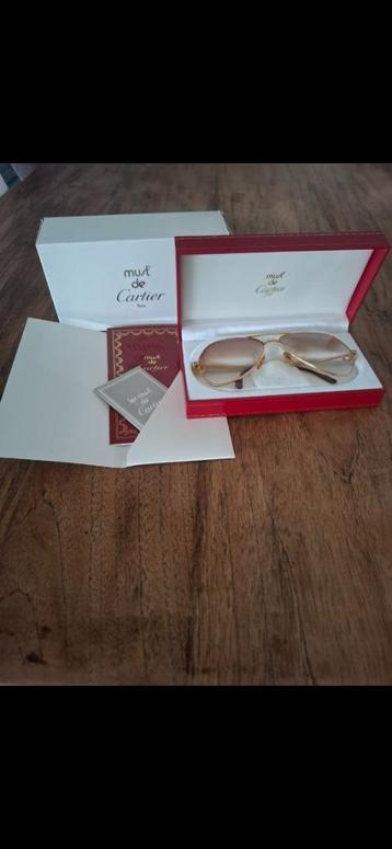 Cartier vendome santos bril beschikbaar voor biedingen