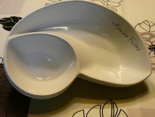 Mosselservice, Huis en Inrichting, Keuken | Servies, Nieuw, Bord(en), Effen, Porselein, Ophalen of Verzenden