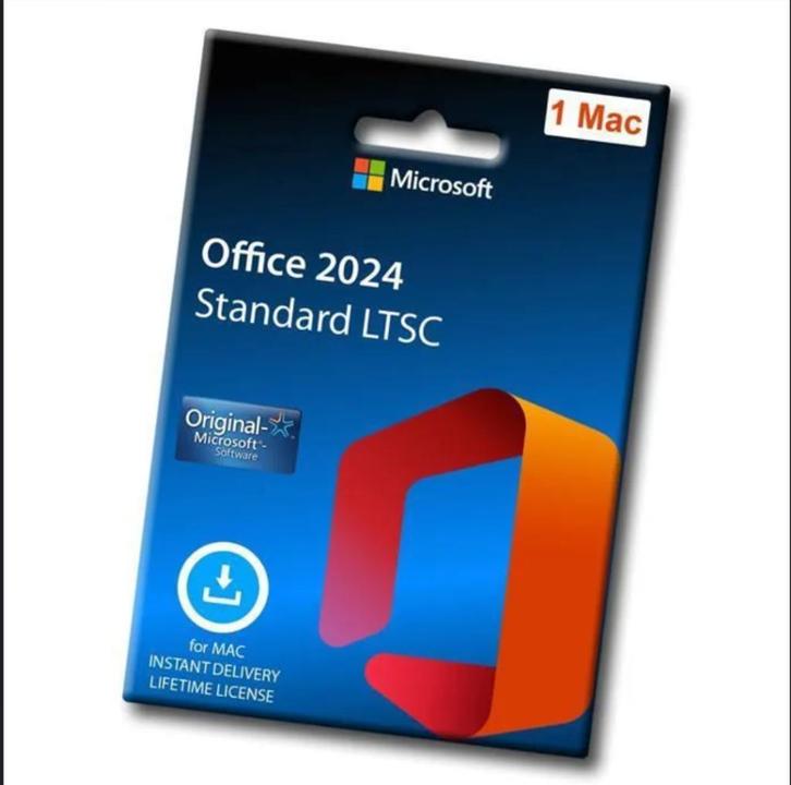 Microsoft Office 2024 LTSC - macOS. Permanente activering., Computers en Software, Office-software, MacOS, Verzenden