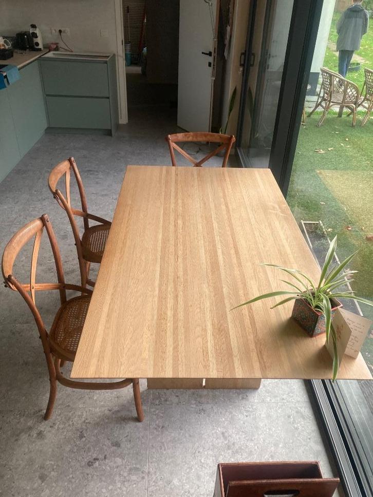 Unieke design eettafel- Van Den Berghe- Pauvers, Huis en Inrichting, Tafels | Eettafels, Gebruikt, 50 tot 100 cm, 150 tot 200 cm
