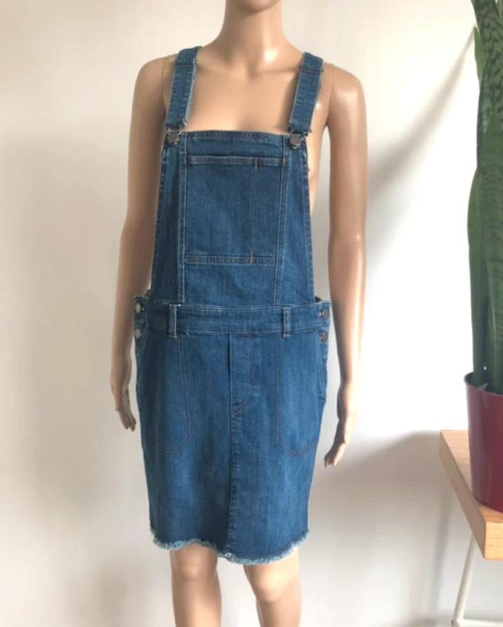 Blue salopette dress Esprit (size S/M) NEW, Kleding | Dames, Jurken, Nieuw, Maat 38/40 (M), Blauw, Boven de knie, Ophalen of Verzenden