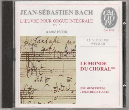 CD Jean-Sébastien Bach, André Isoir – Le Monde Du Choral, Cd's en Dvd's, Cd's | Klassiek, Zo goed als nieuw, Orkest of Ballet