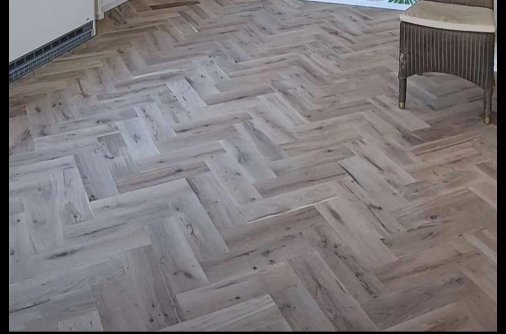 Parket Massief eiken visgraat, Huis en Inrichting, Overige Huis en Inrichting, Nieuw, Ophalen