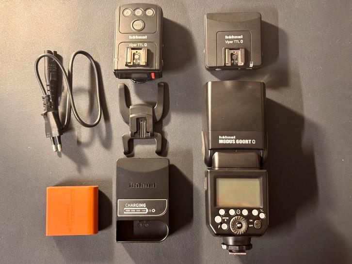 Flitskit van hähnel voor Nikon, Audio, Tv en Foto, Foto | Flitsers, Zo goed als nieuw, Nikon, Ophalen of Verzenden