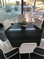 Granieten eettafel, Huis en Inrichting, Tafels | Eettafels, Ophalen, Overige materialen, Zo goed als nieuw, Vijf personen of meer