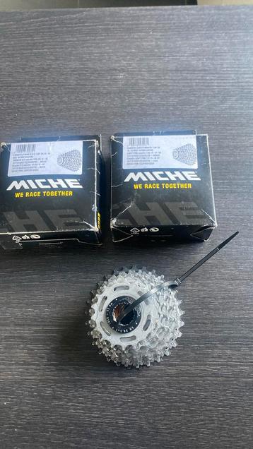 Miche cassettes 11-speed en 12-speed nieuweling/aspirant