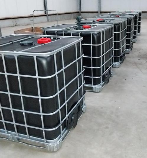 Ibc containers, IBC's, frames, vaten 1000l., Tuin en Terras, Regentonnen, Zo goed als nieuw, Metaal, 150 liter of meer, Met kraantje