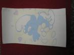 Sticker decal Smurf Peyo, Verzenden, Zo goed als nieuw, Strip of Tekenfilm
