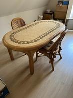 Rotan tafel, Ophalen, Gebruikt, 50 tot 100 cm, Vijf personen of meer