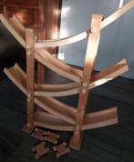 houten autobaan, Kinderen en Baby's, Speelgoed | Racebanen, Racebaan, Zo goed als nieuw, Handmatig, Ophalen