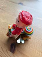 Blikken speelgoed driewieler opwindbaar met bel vintage, Verzamelen, Ophalen of Verzenden, Gebruikt