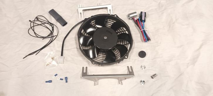 extra electrische ventilator incl sensor Klassieke Mini, Auto-onderdelen, Airco en Verwarming, Mini, Rover, Austin, Nieuw, Ophalen