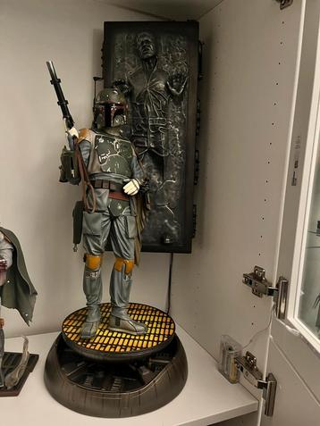 Sideshow premium format boba fett carbonite  beschikbaar voor biedingen