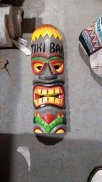 masque Tiki 50 cm en bois d albesia Tiki bar, Antiek en Kunst, Ophalen of Verzenden
