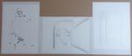 GASTON BERTRAND / LOT VAN 3 STUKS / ZW-W LITHO / 32x45cm, Enlèvement ou Envoi