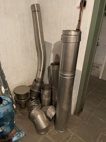 dubbelwandige roestvrijstalen schoorsteensproeiers  beschikbaar voor biedingen