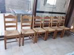 Eiken stoelen, Huis en Inrichting, Stoelen, Ophalen, Gebruikt