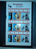 Tintin Jubilee Duostamp - volledig blad, Postzegels en Munten, Postzegels | Europa | Frankrijk, Ophalen of Verzenden