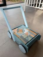 Loopwagen met blokken, Ophalen