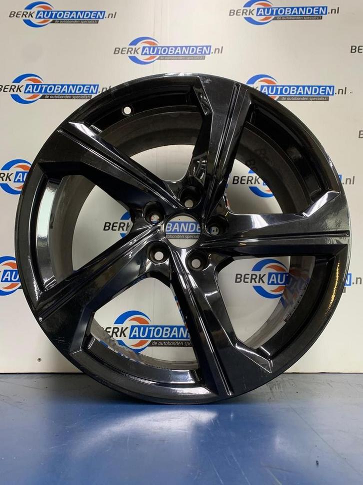 Originele 19 inch Audi set zwart 5x112x66.5 ET40 8.5J (A3, A, Auto-onderdelen, Banden en Velgen, Velg(en), 19 inch, Personenwagen