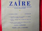 Revue Congo Zaïre Koning Leopold II Initiatie Kasaï Book Bel, Verzenden, 20e eeuw of later, Gelezen