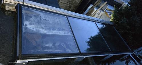 Lichtstraat aluminium dubbel glas., Doe-het-zelf en Bouw, Dakpannen en Dakbedekking, Zo goed als nieuw, Overige typen, Overige materialen