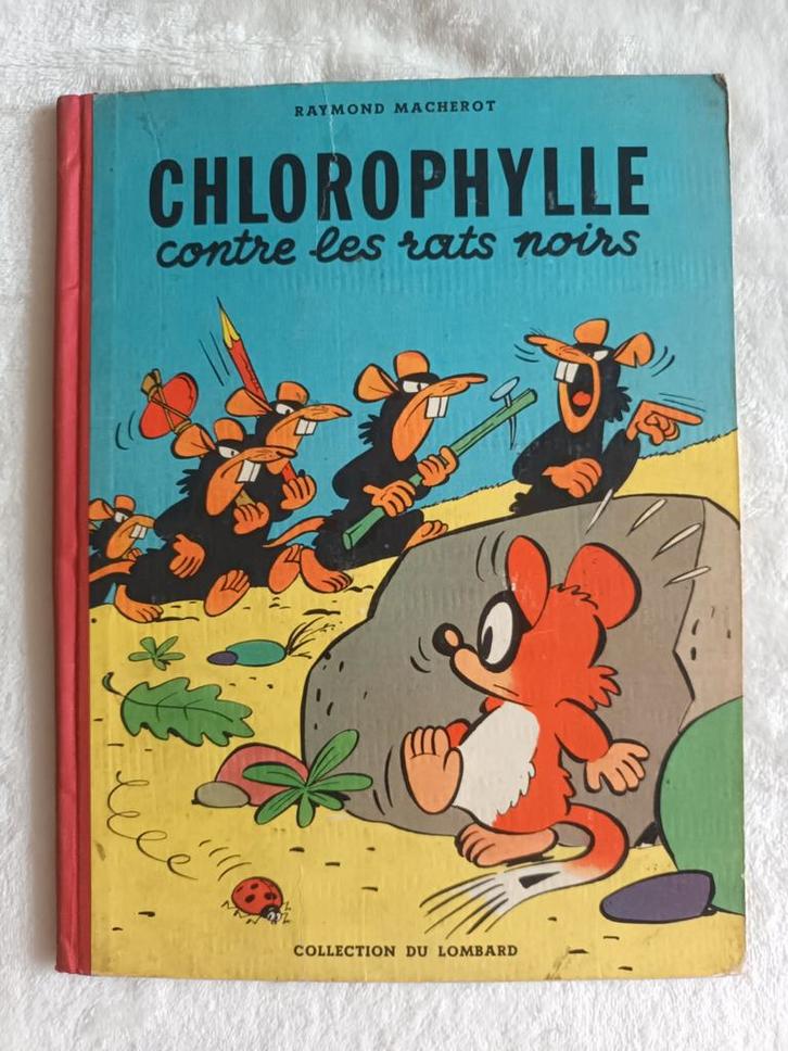 CHLOROPHYLLE CONTRE LES RATS NOIRS - EO 1956 - LOMBARD, Boeken, Stripverhalen, Gelezen, Eén stripboek, Ophalen of Verzenden