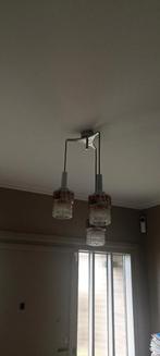 Retro hanglamp te koop, Ophalen, Zo goed als nieuw, Glas, Retro