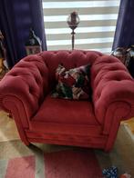 Rode fauteuil, Huis en Inrichting, Ophalen, Zo goed als nieuw
