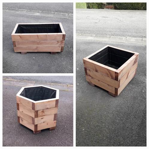 Bac à fleurs en bois sur mesure, Tuin en Terras, Bloembakken en Plantenbakken, Zo goed als nieuw, Hout, Binnen, Rechthoekig, Ophalen