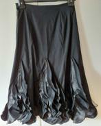 jupe de soirée mi-longue noire taille 38 L 78 cm, Comme neuf, Noir, Taille 38/40 (M), Sous le genou