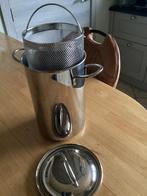 Spaghetti/asperge kookpot, Huis en Inrichting, Keuken | Potten en Pannen, Ophalen, Gebruikt, Inox, Keramische plaat