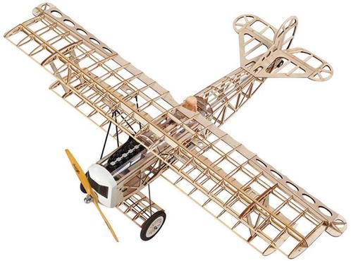 SF EP-46K RC laser-cut kit Fokker D.VII 1/7,4, Hobby en Vrije tijd, Modelbouw | Radiografisch | Vliegtuigen, Zo goed als nieuw