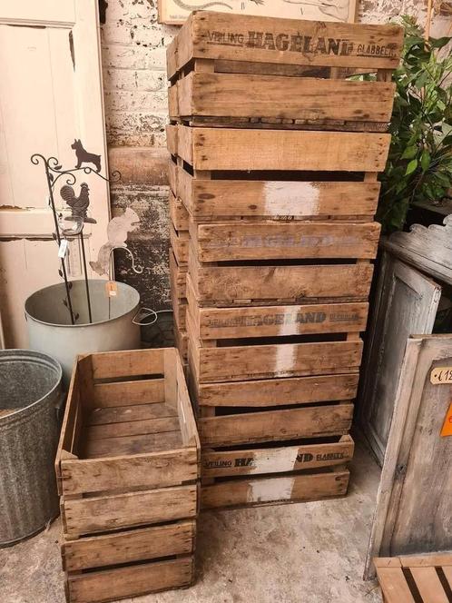Oude fruitkisten in goede staat fruitkist appelkist, Huis en Inrichting, Woonaccessoires | Kisten, Gebruikt, Ophalen