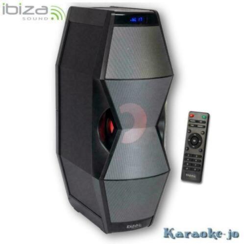 IBIZA SPLBOX450 Audiosysteem Usb/Sd/ Bluetooth/ FM, TV, Hi-fi & Vidéo, Enceintes, Neuf, Ensemble surround complet, 120 watts ou plus