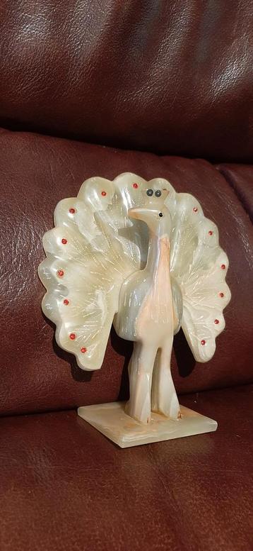 Antieke marmeren Pauw beschikbaar voor biedingen