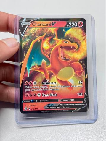 Pokemon Brilliant Stars - CHARIZARD V 017/172 - NM/M kaart beschikbaar voor biedingen