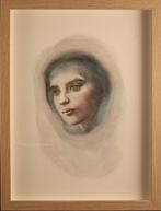 Mooie damesportretten in aquarelverf, Verzenden