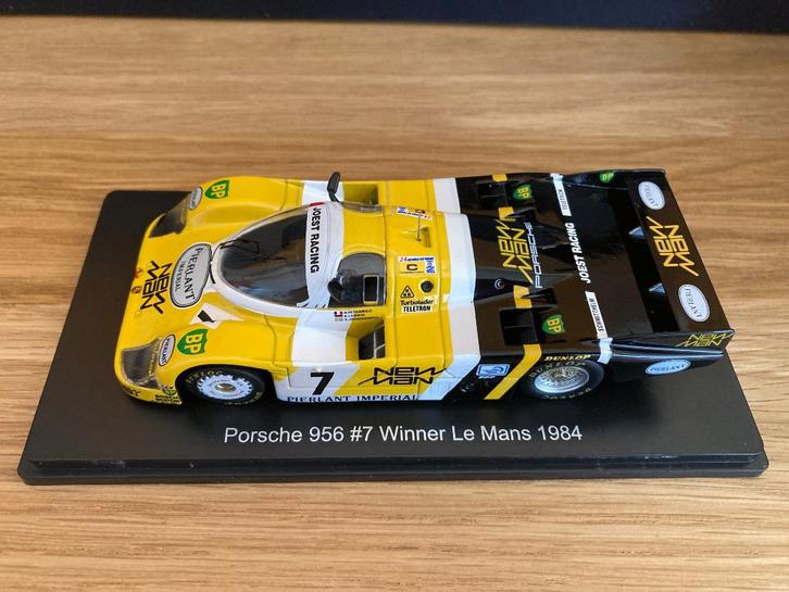 Porsche 956 Winner LeMans 1984 1:43 Spark Ludwig Pescarolo, Verzamelen, Automerken, Motoren en Formule 1, Nieuw, Auto's, Ophalen of Verzenden